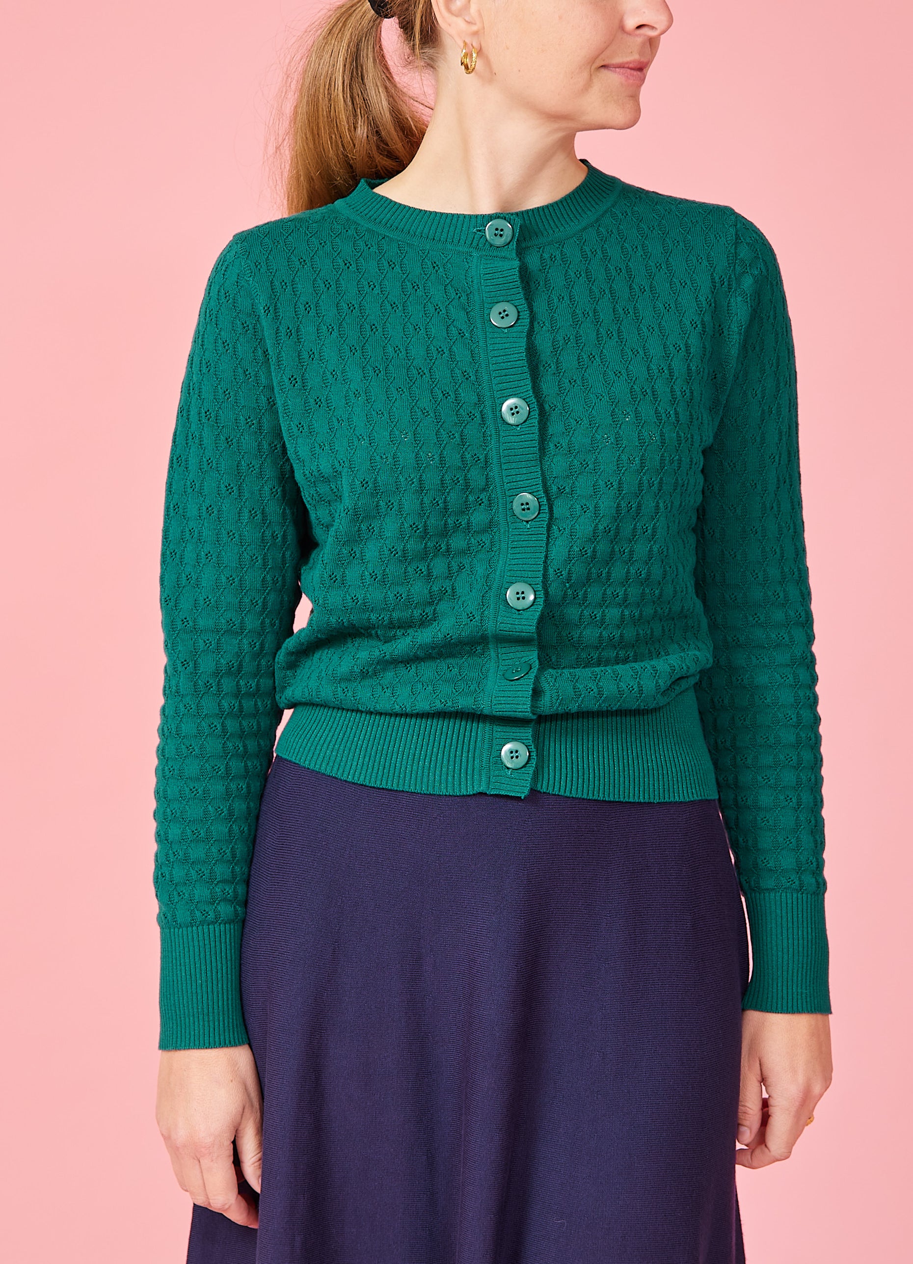 Katie Cardigan sea green