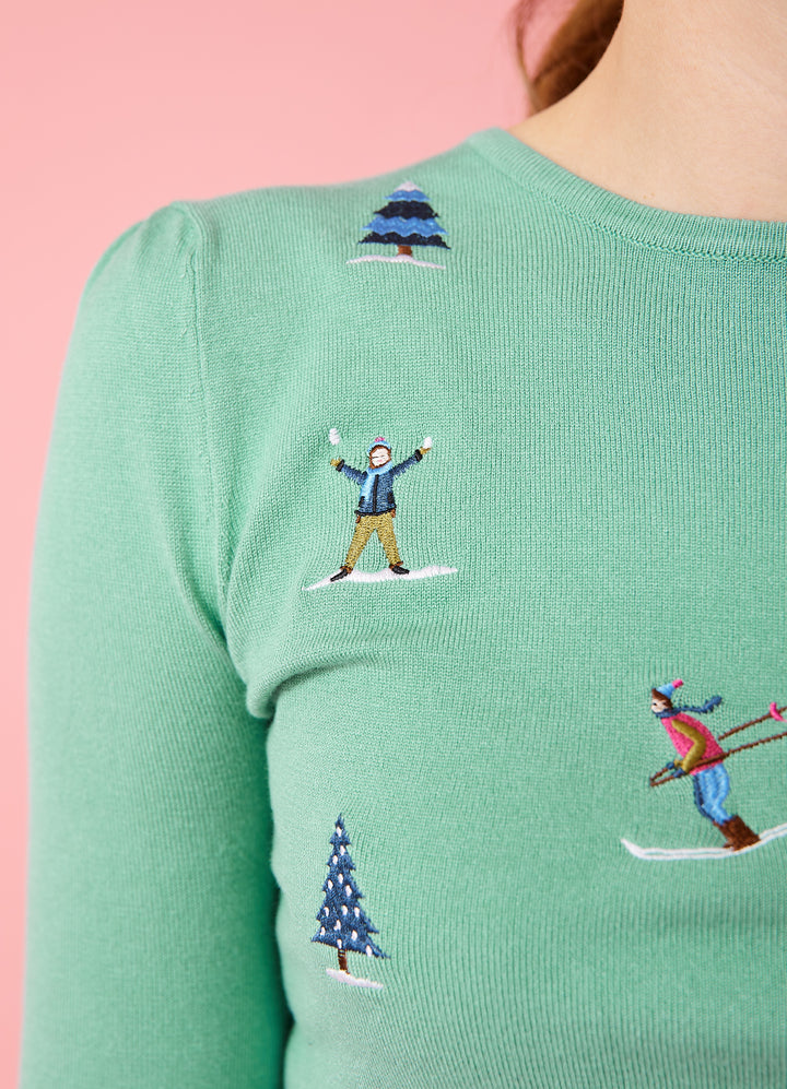 Ski Snow Season Jumper - mint