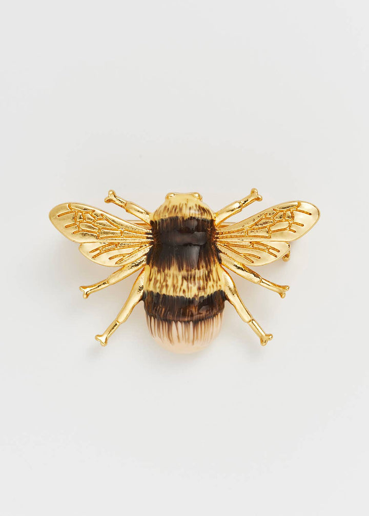 Broche med humlebi