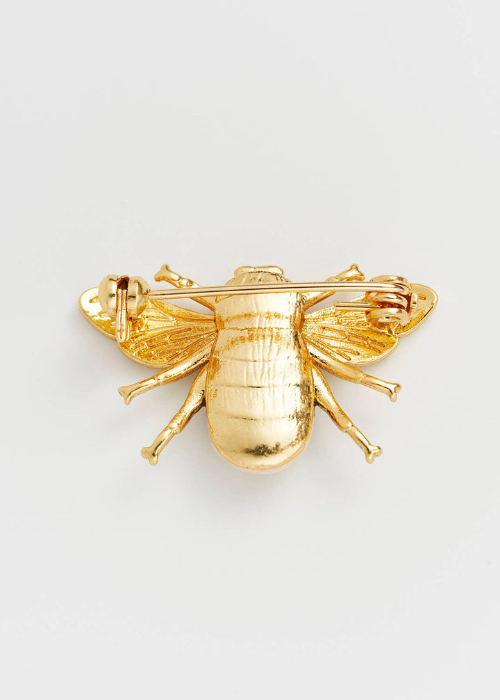 Broche med humlebi