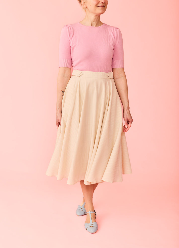 Didi Rope swing nederdel - creme