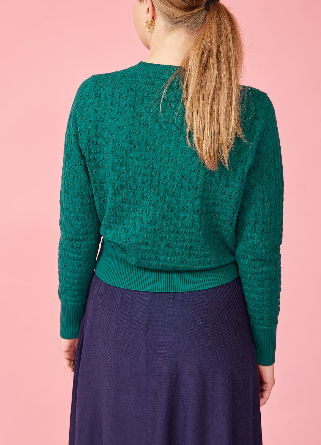 Katie Cardigan - sea green