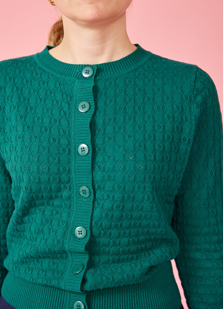 Katie Cardigan - sea green