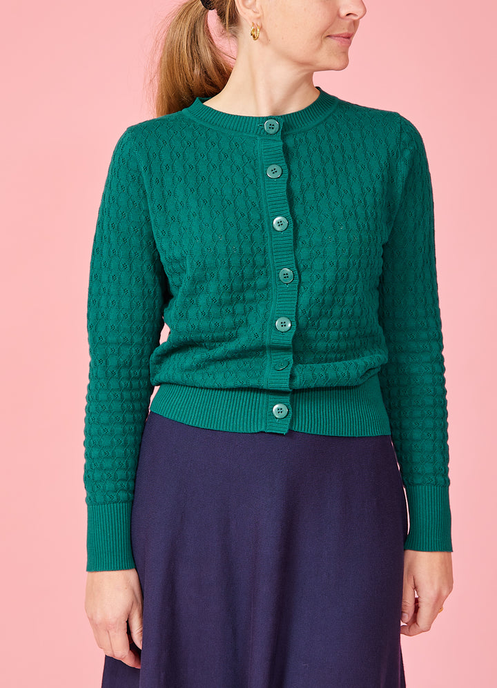 Katie Cardigan - sea green