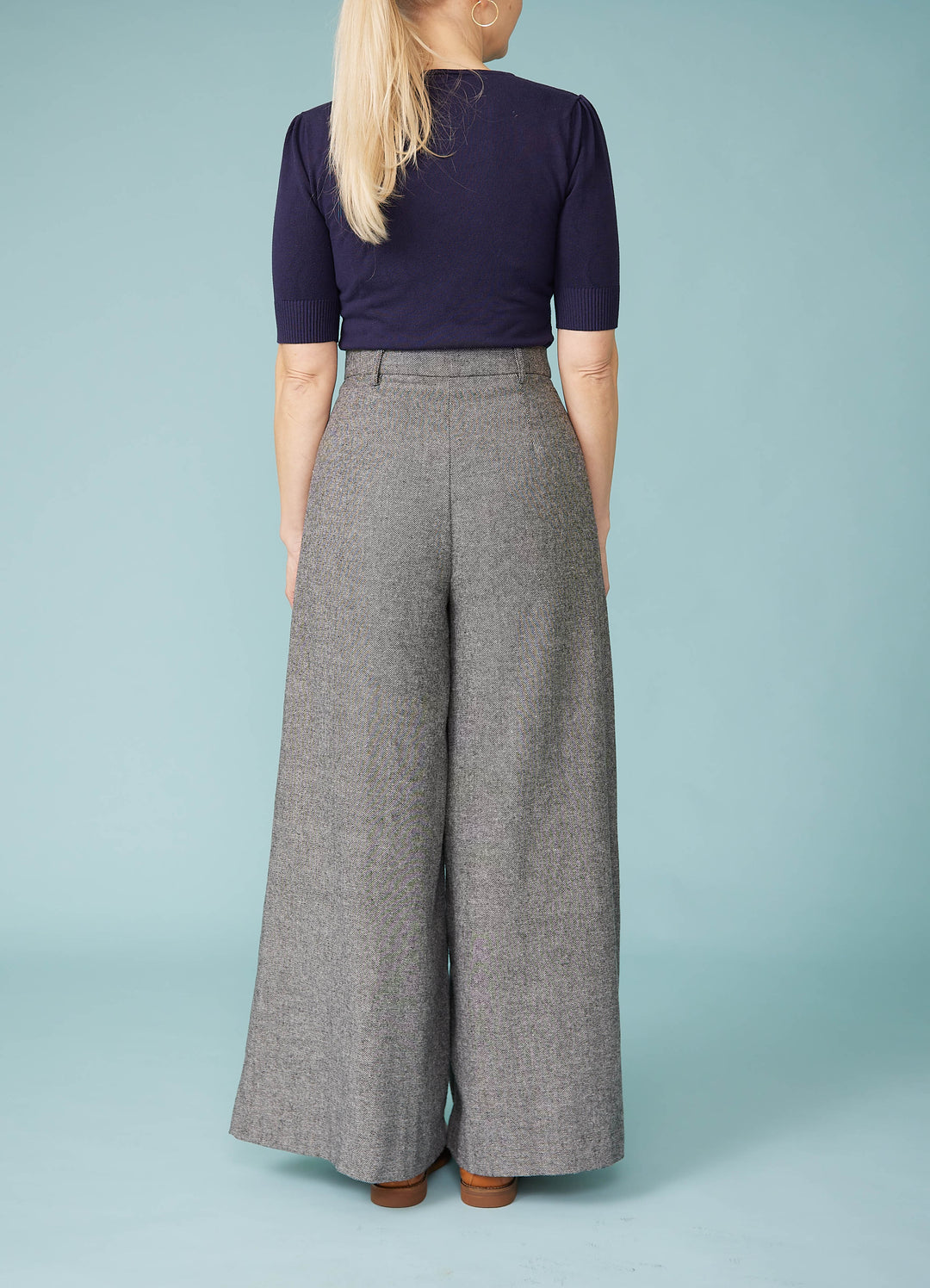 Lori Herringbone Bukser med uld