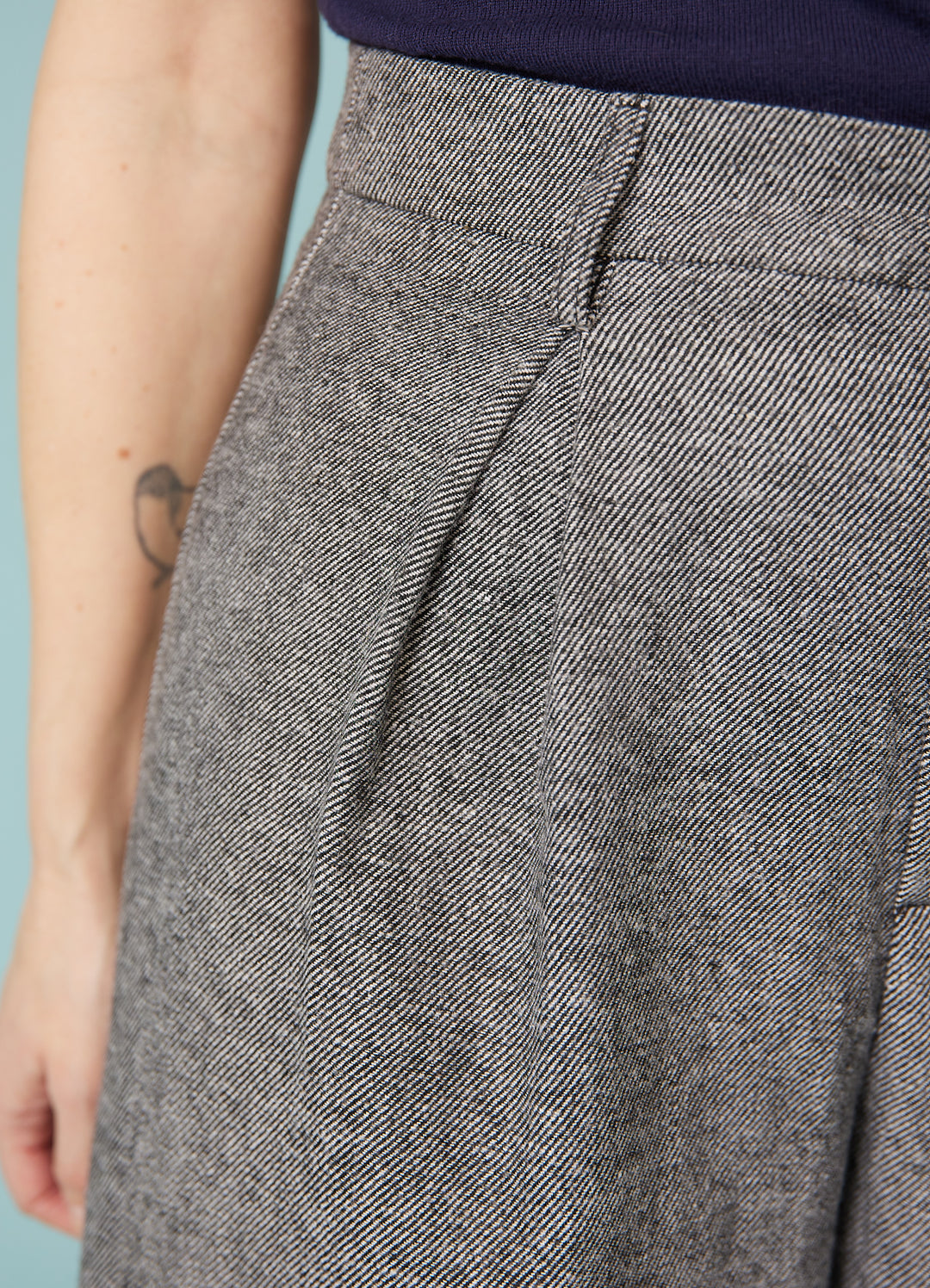 Lori Herringbone Bukser med uld