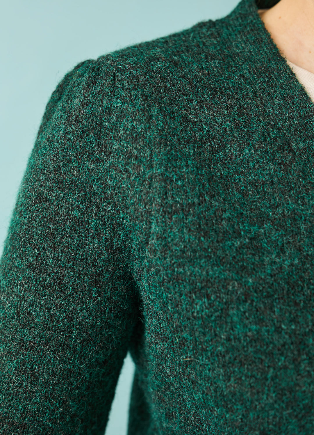 Luna Cardigan - mørkegrøn