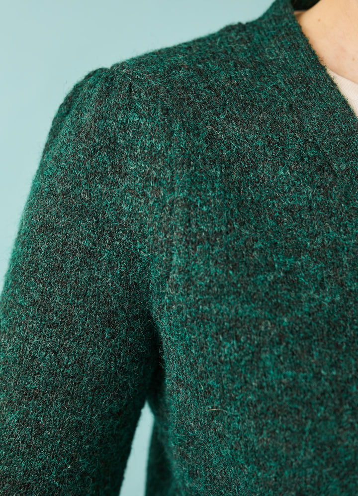 Luna Cardigan - mørkegrøn