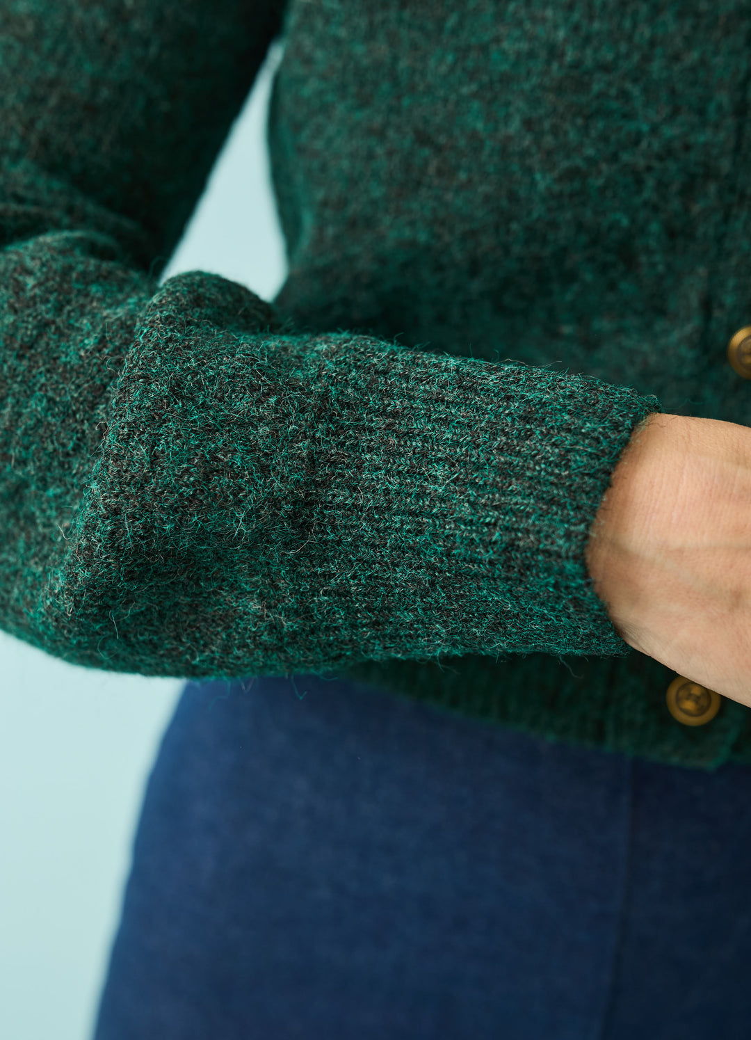 Luna Cardigan - mørkegrøn