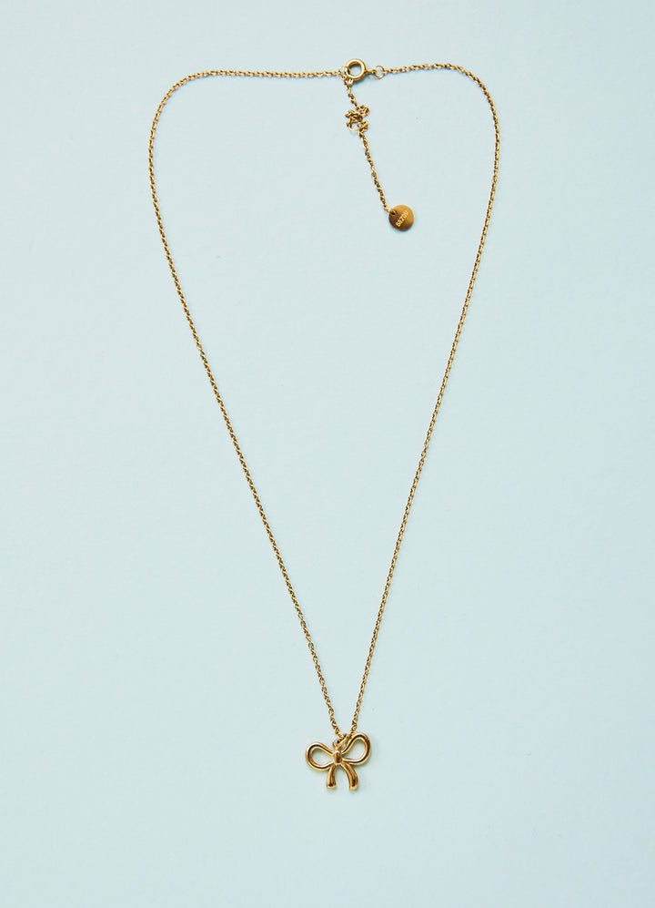 Halskæde med sløjfevedhæng