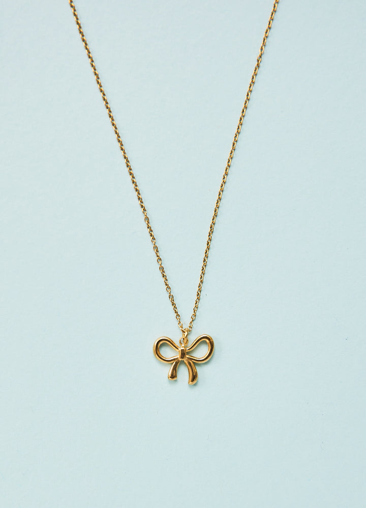 Halskæde med sløjfevedhæng