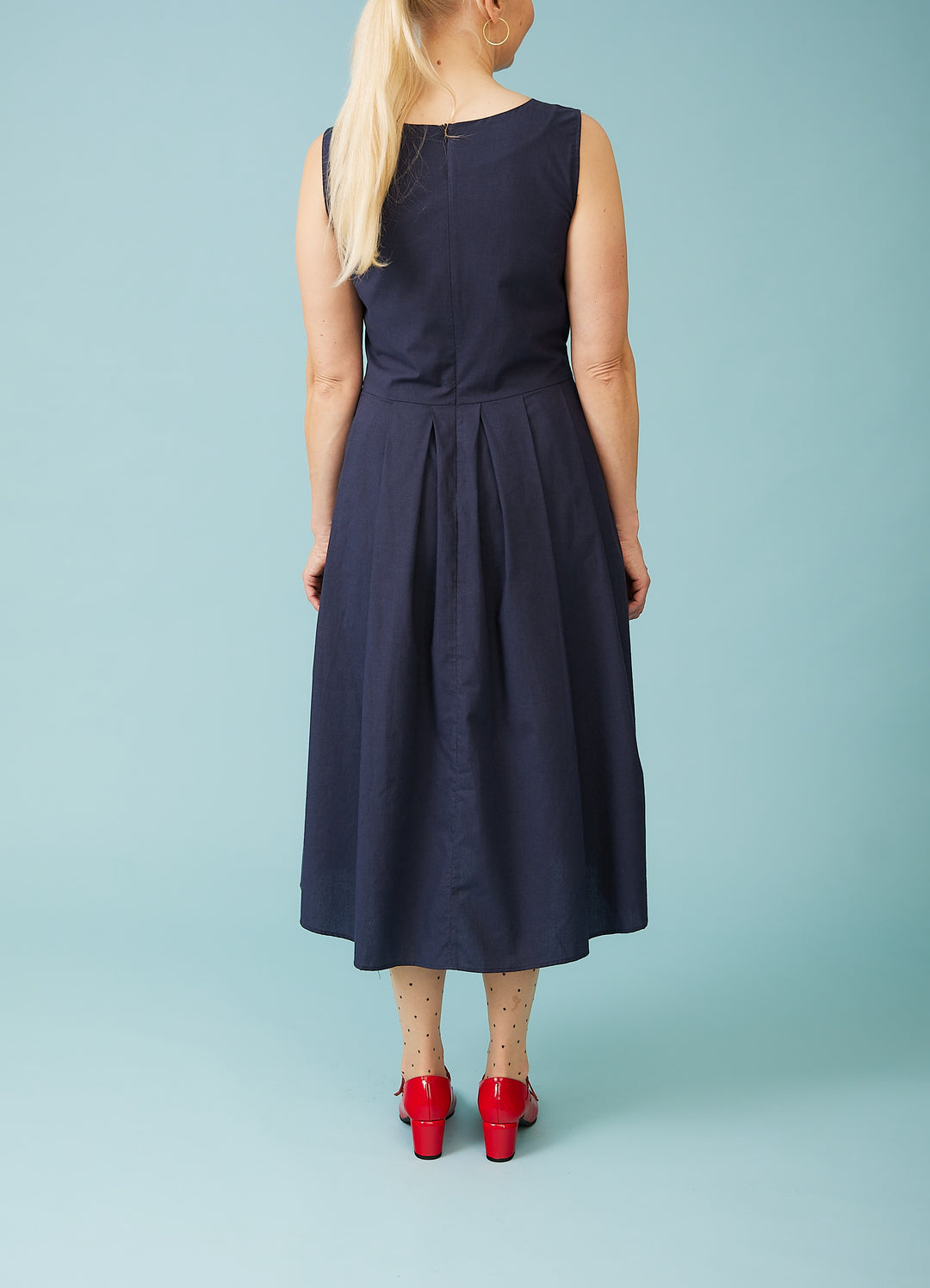 Christiane Dress - dusty blue