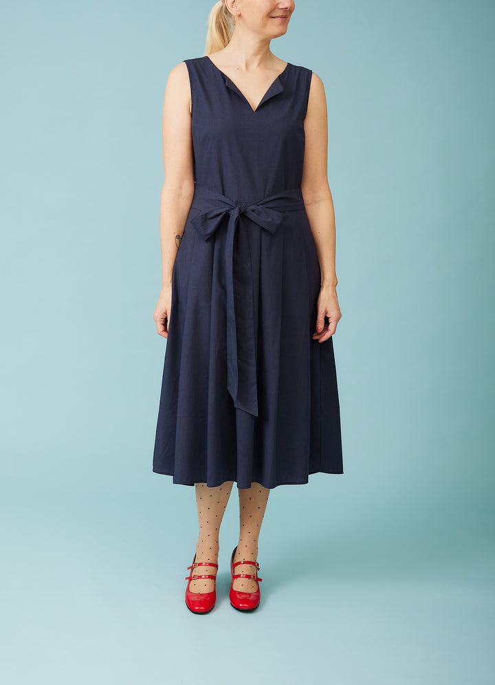 Christiane Dress - dusty blue