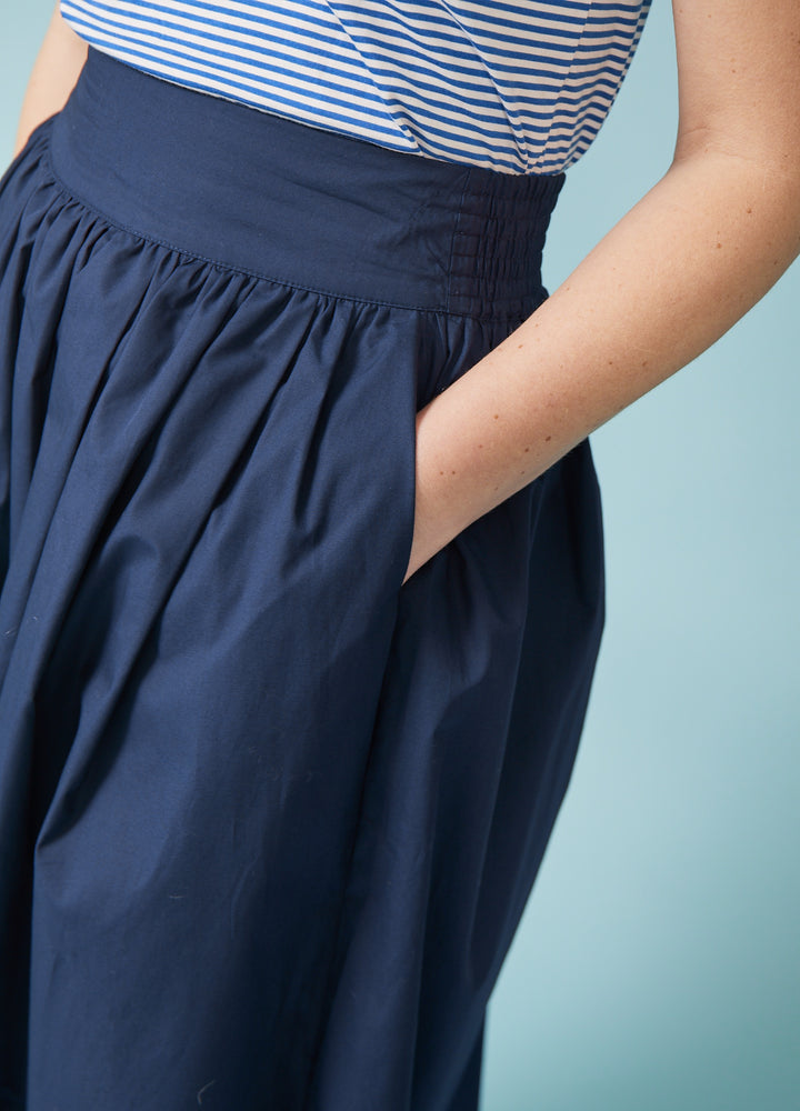 Mette Nederdel - mørkeblå