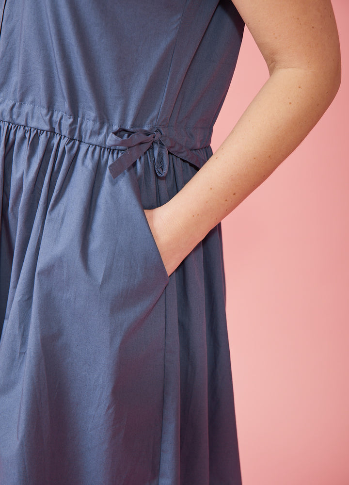 Vigga kjolen - Vintage blue