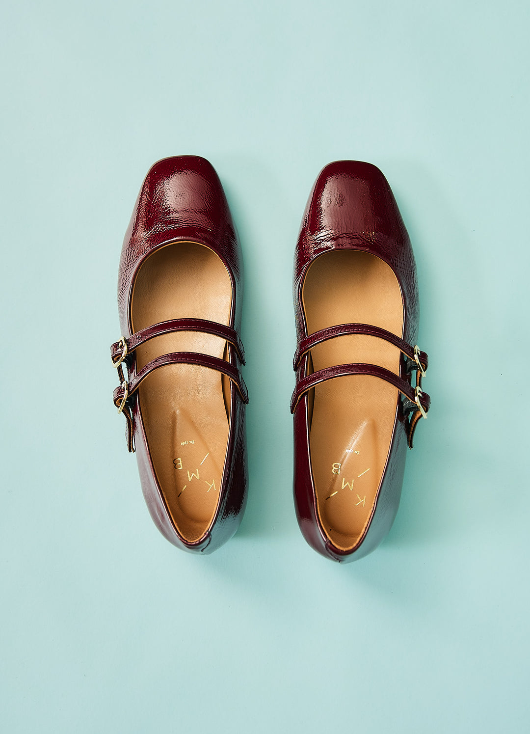 Candy - red cherry - Laksko i læder