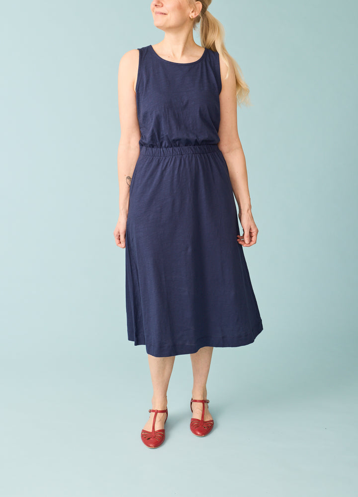 Ray Day Dress - Dark Blue