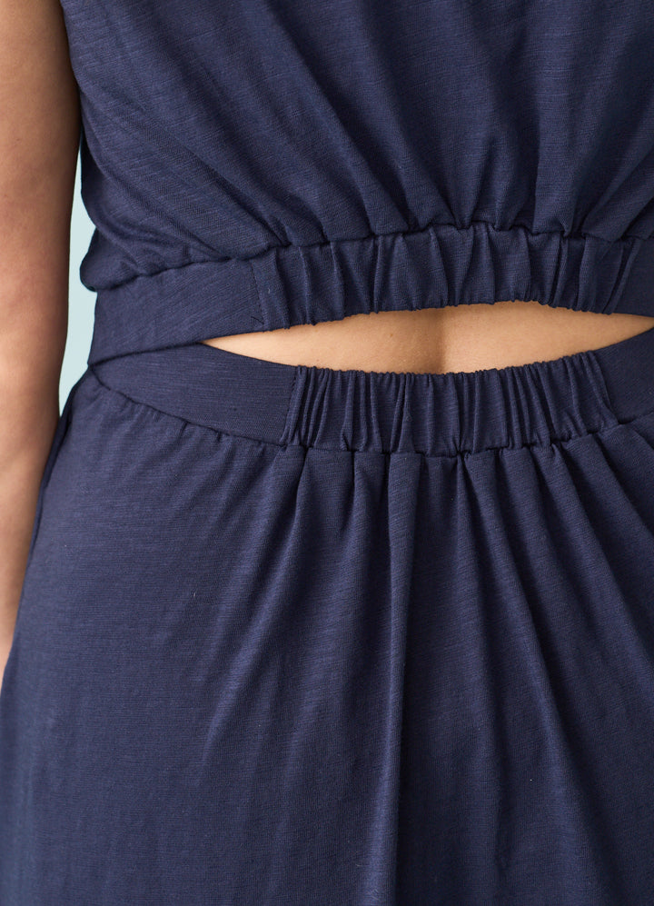 Ray Day Dress - Dark Blue