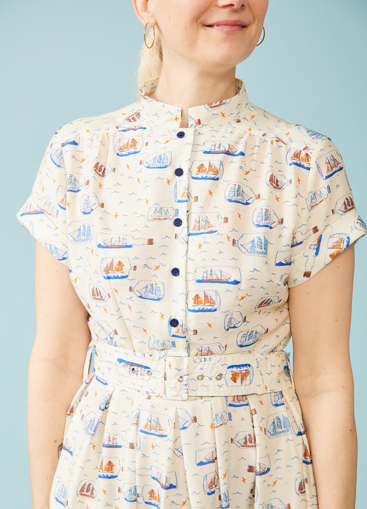Louise Shirt dress - Lost at sea dress