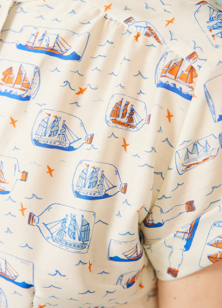 Louise Shirt dress - Lost at sea dress