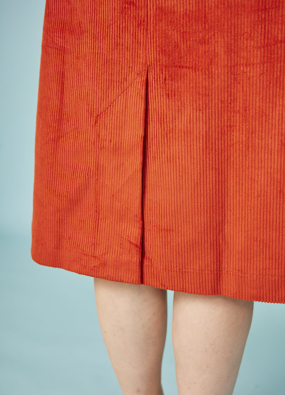 Cora Nederdel - Rustrød fløjl