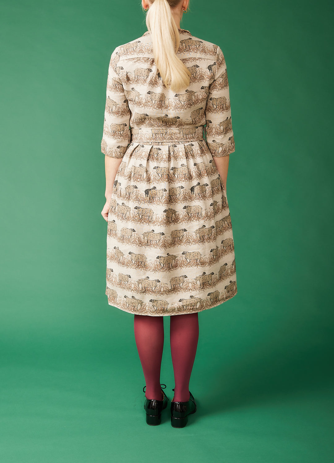 Cynthia skjortekjole - natural sheep