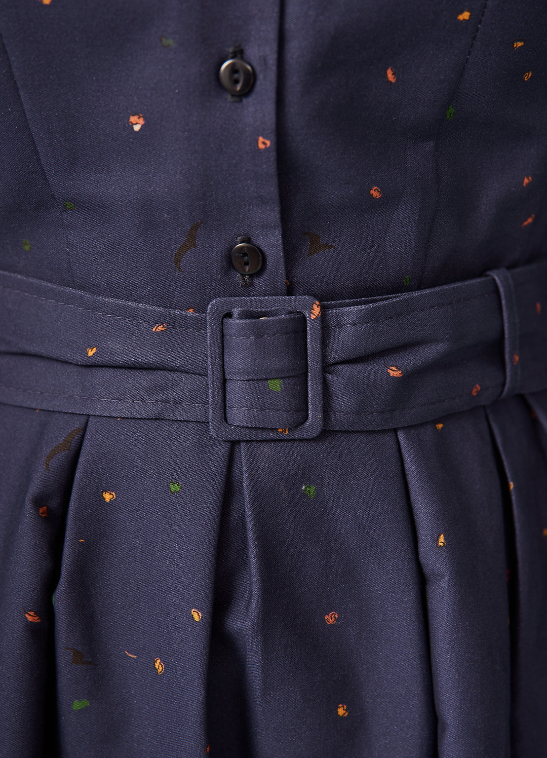 Cynthia skjortekjole - Farmyard Indigo Dress