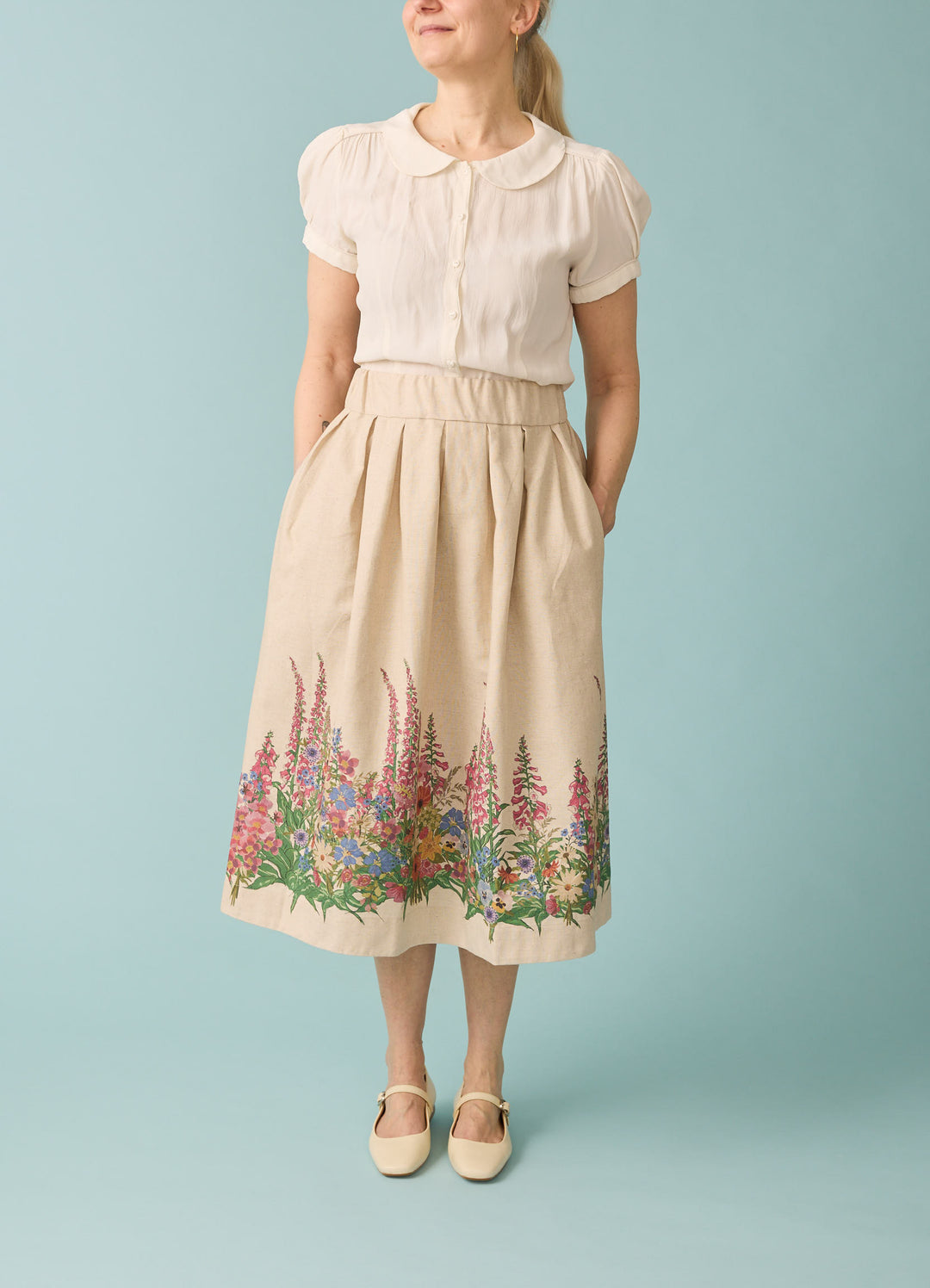 Florence Skirt - Natural Wildflower