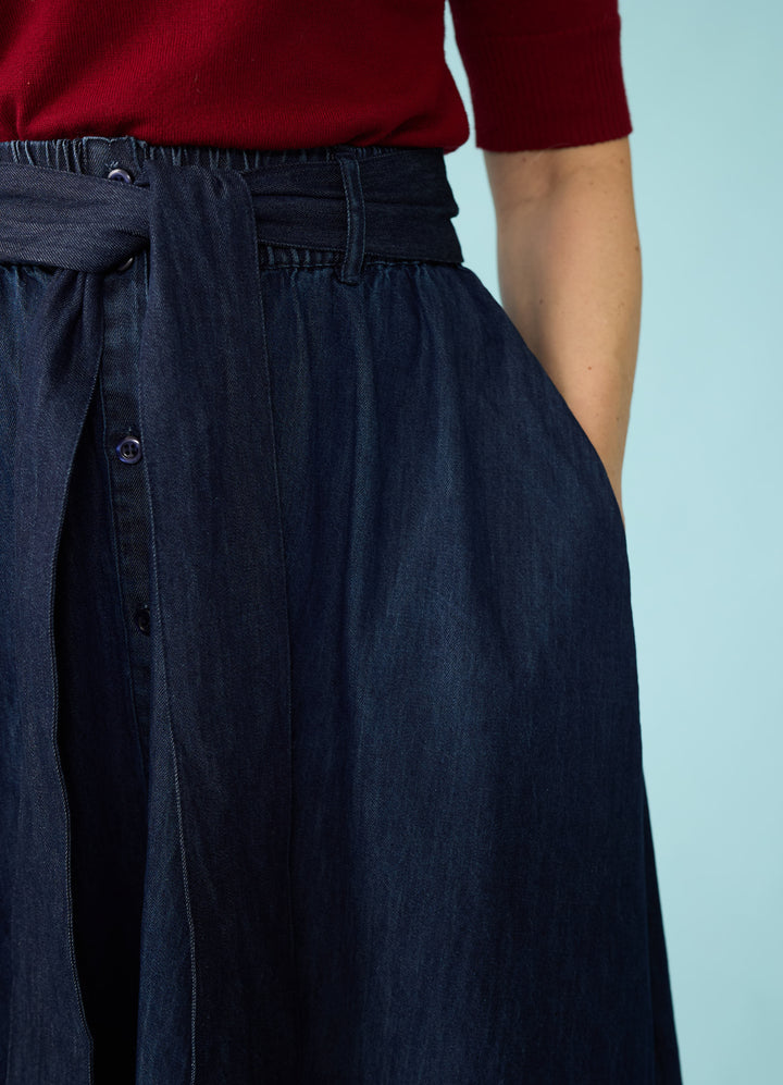 Flox denim skirt