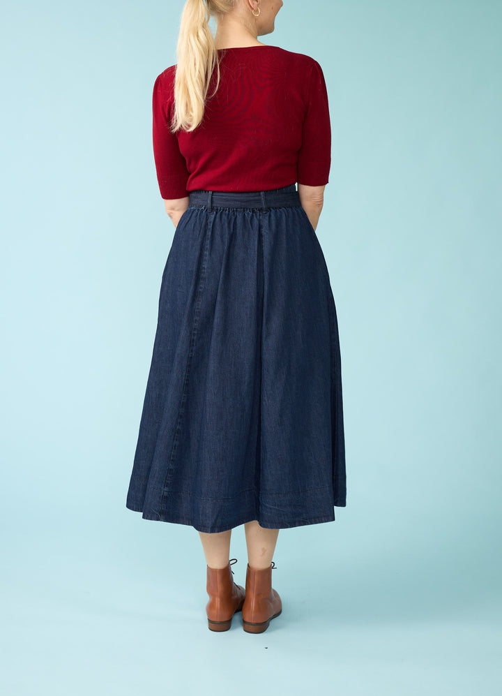 Flox denim skirt