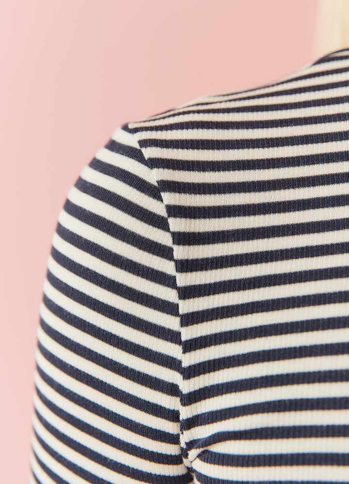 Fenja short-sleeved t-shirt - white/blue