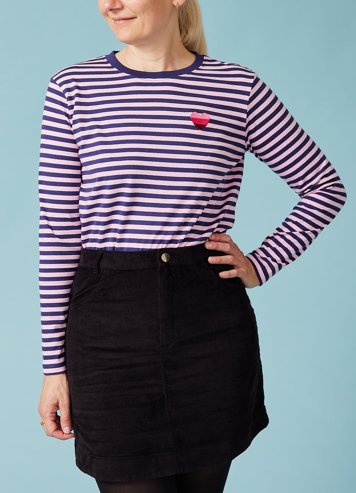 Brunswick - Ombre Heart - Blå/lilla