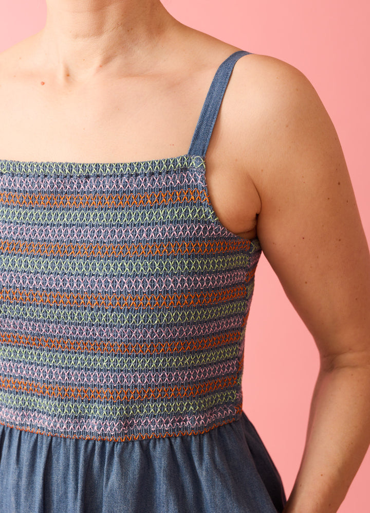 Murren Midi Kjole - denim