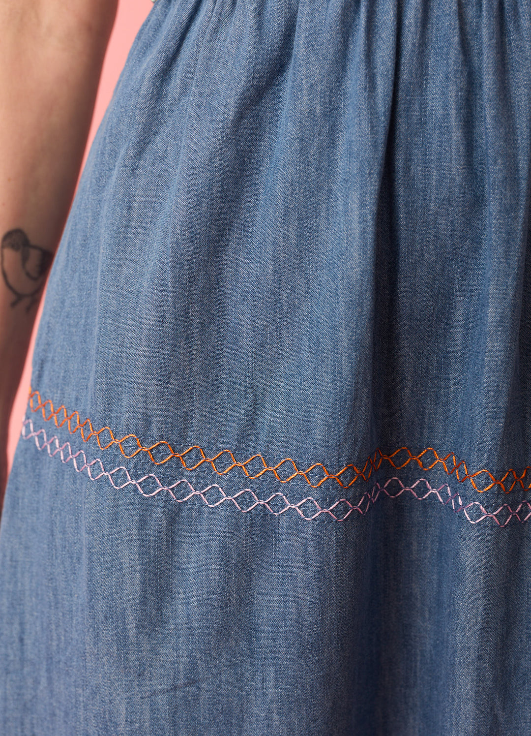 Murren Midi Kjole - denim