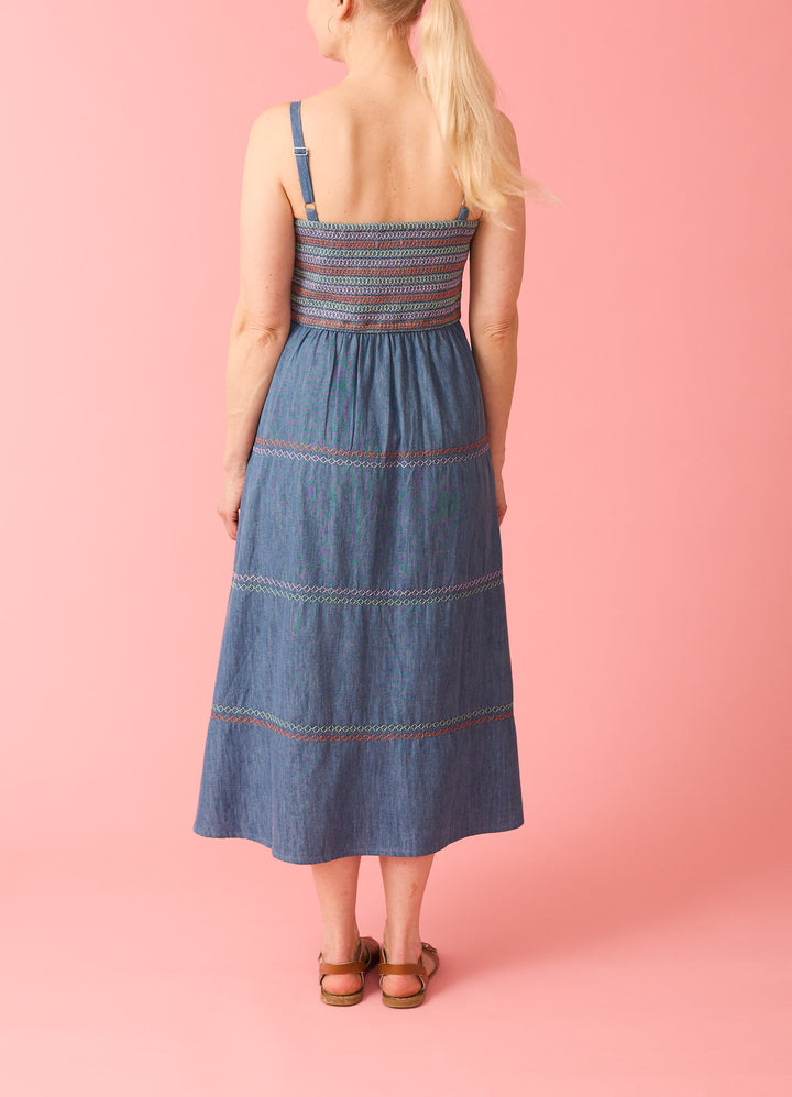 Murren Midi Kjole - denim