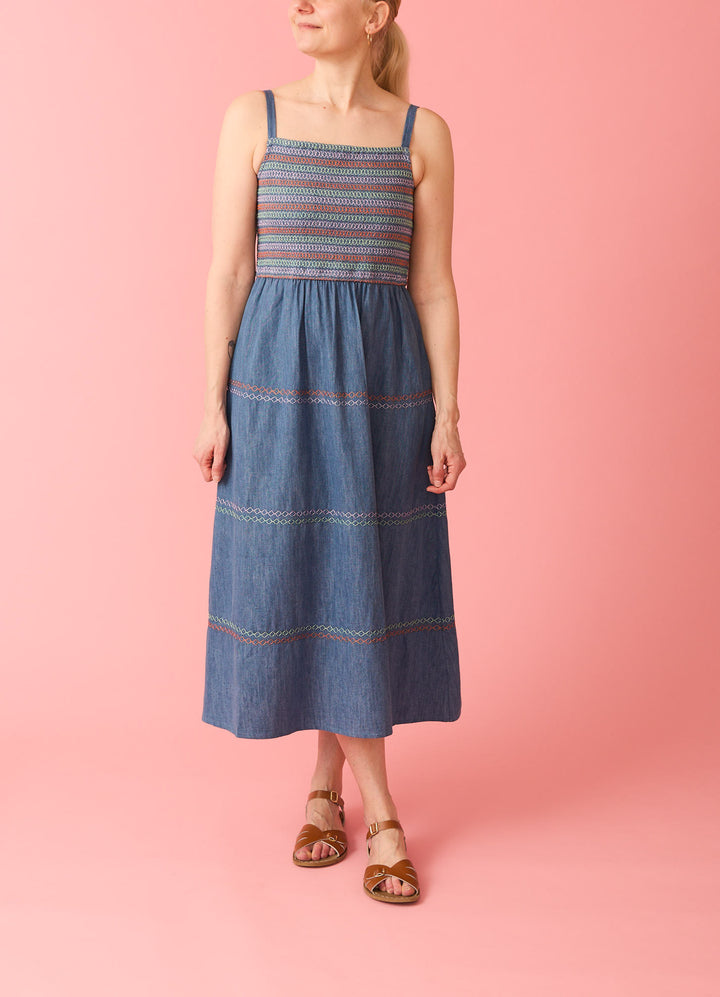 Murren Midi Kjole - denim