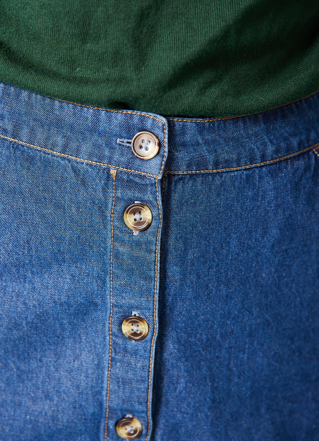 Trixie Mini Skirt - blå denim