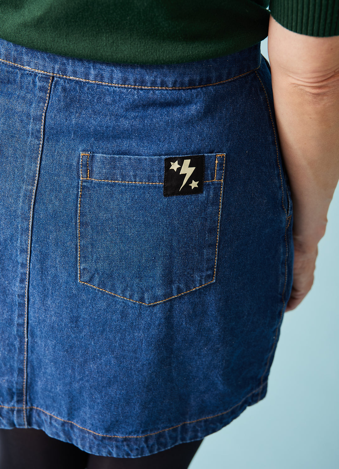 Trixie Mini Skirt - blå denim