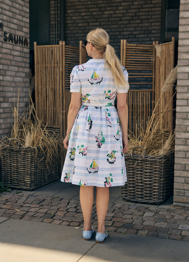 Daphne Skjortekjole i bomuld - Seaside
