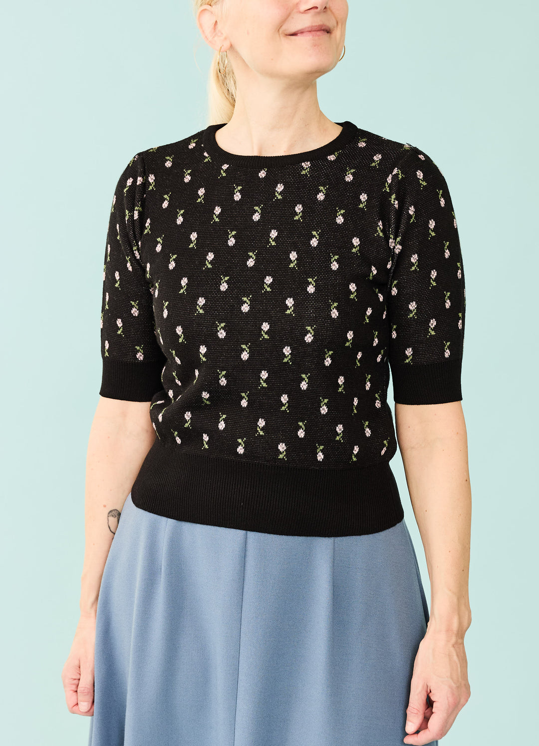 Celeste Sweater - sort/multi