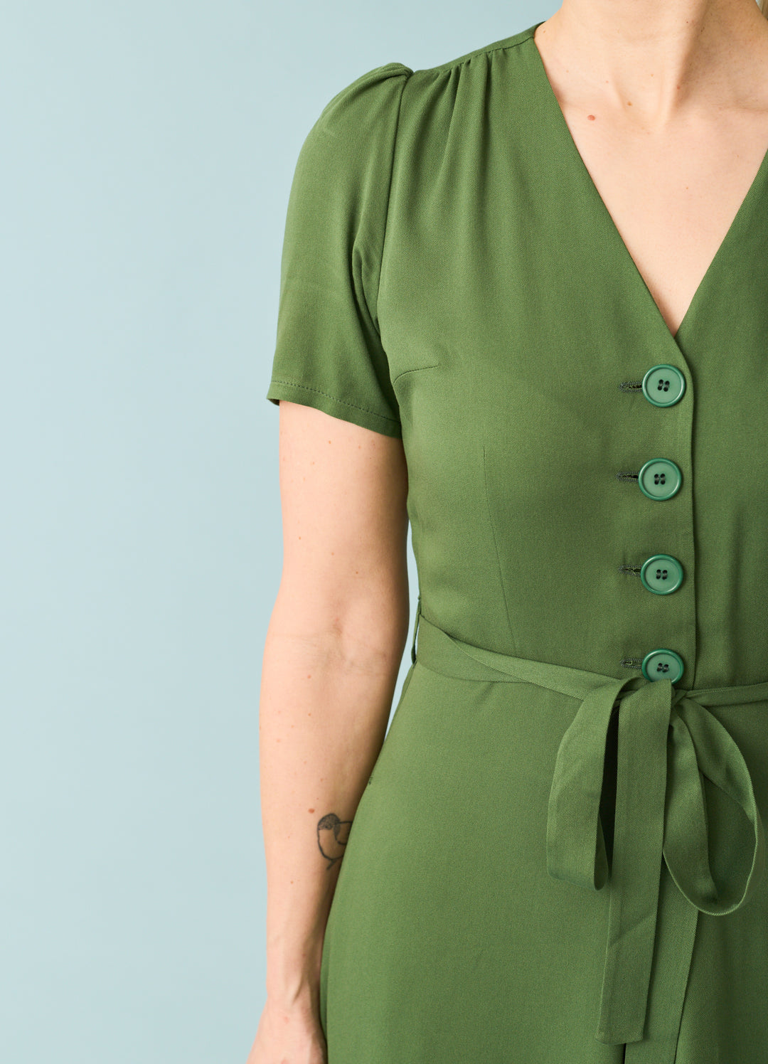 Magnolia Dress - green