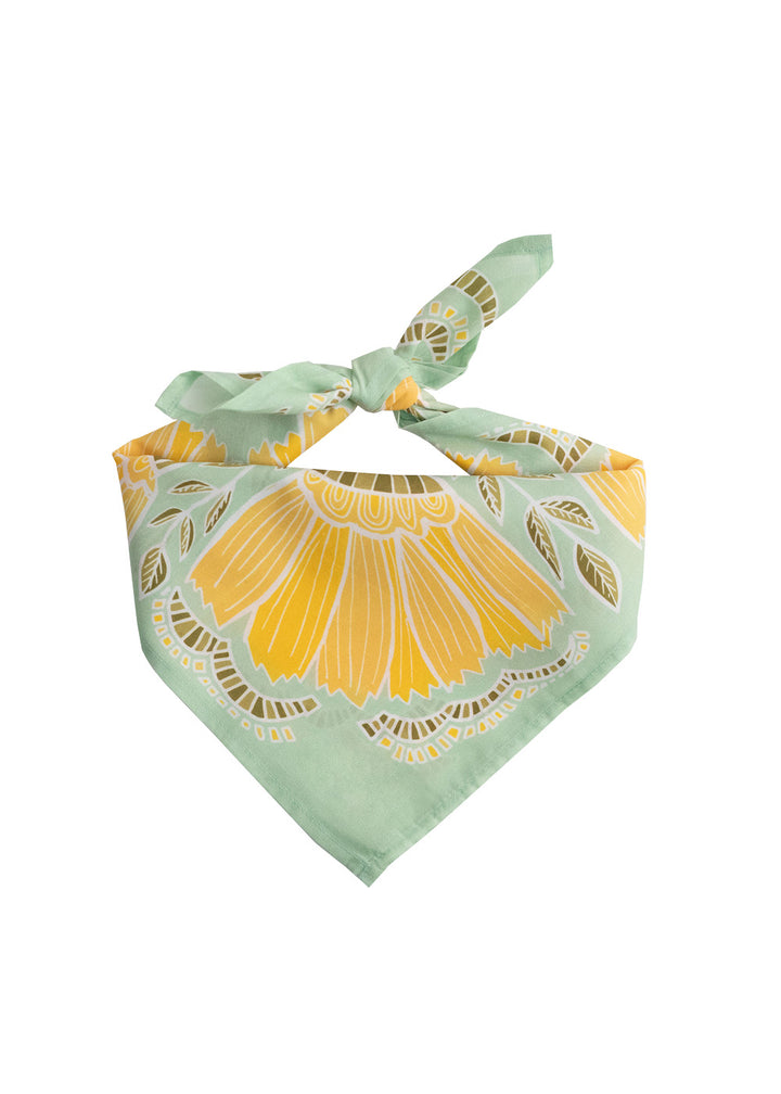 Hazel Bandana - mint/gul