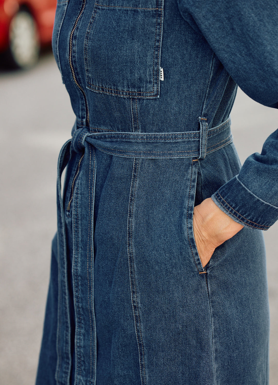 Cosmopolitan girl dress - blå denim
