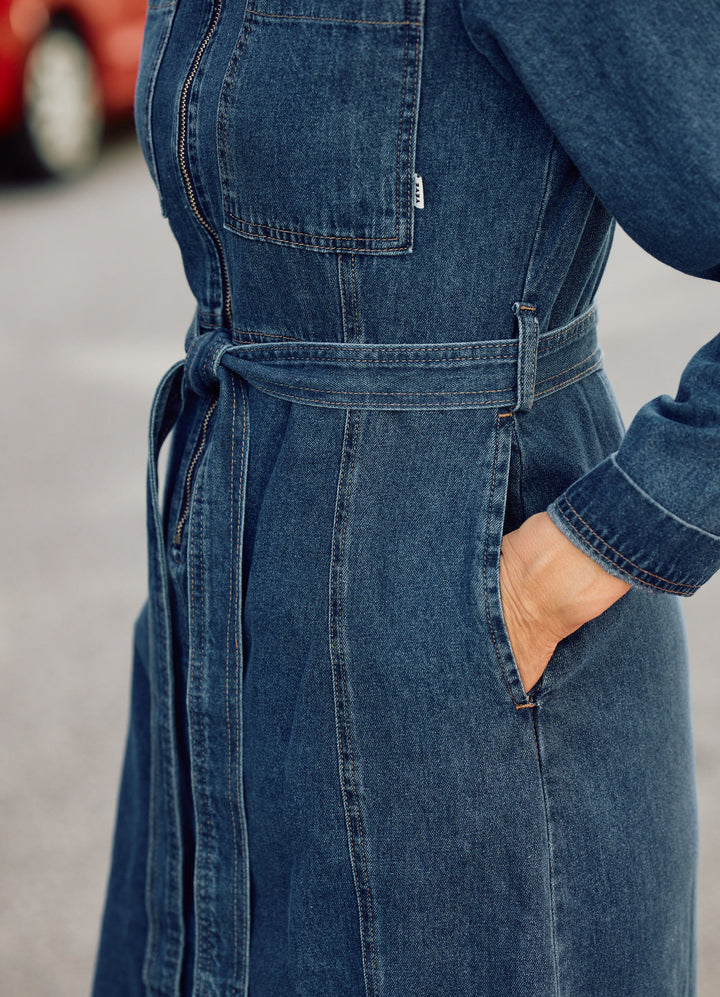 Cosmopolitan girl dress - blå denim