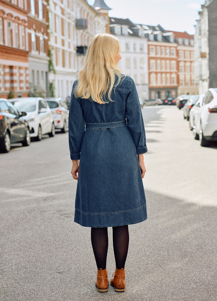 Cosmopolitan girl dress - blå denim