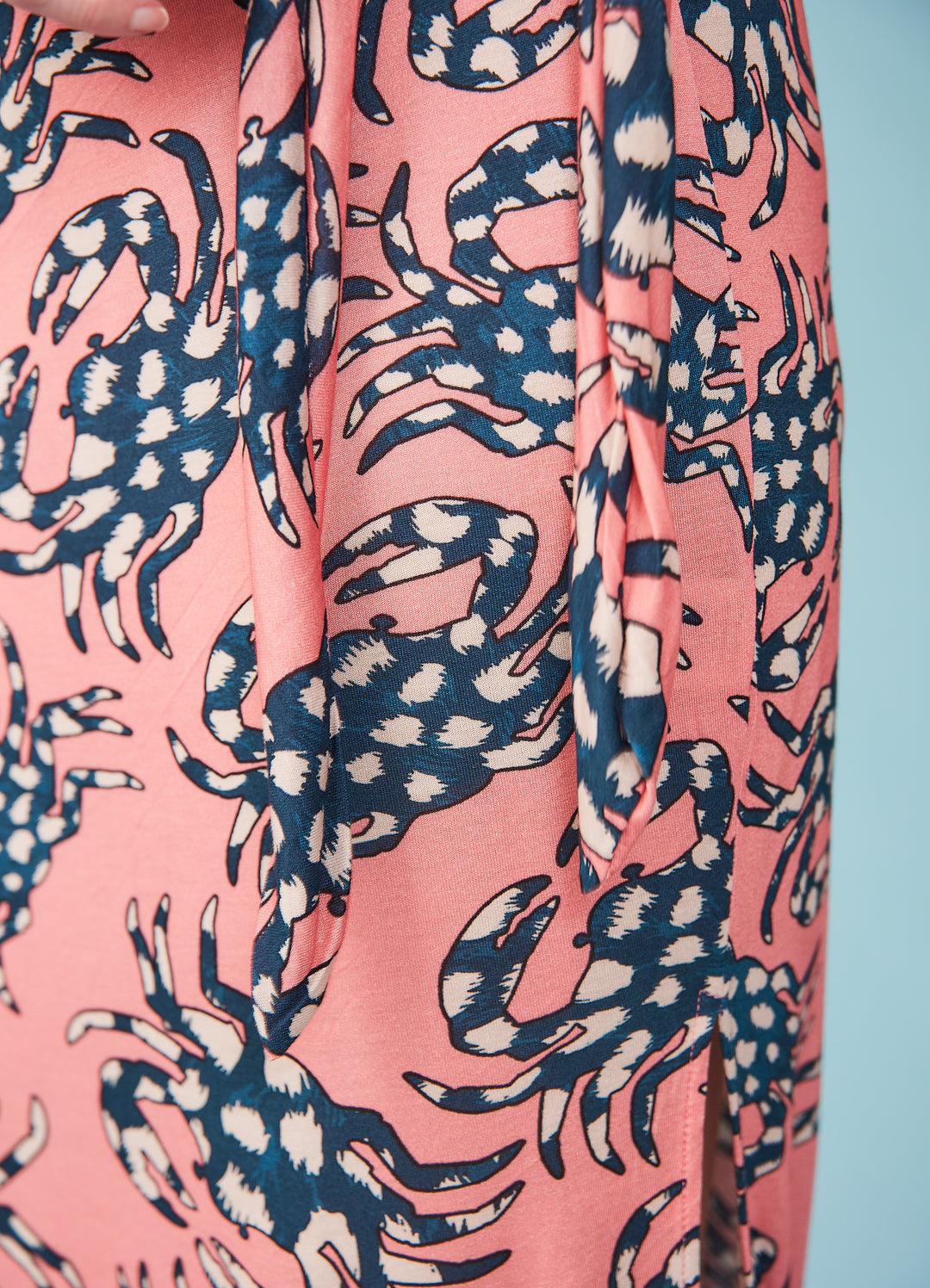 Jerseykjole - pink crabs