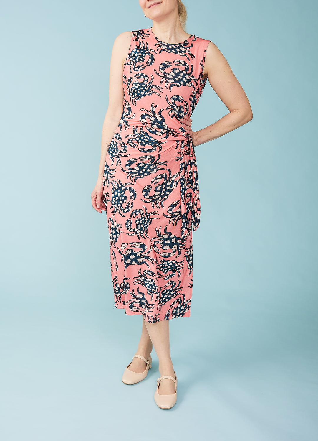 Jerseykjole - pink crabs