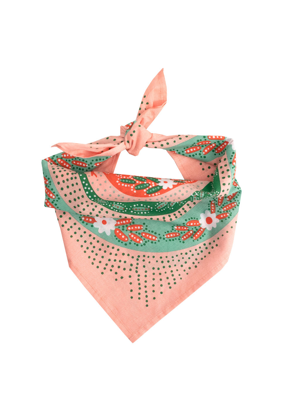 Pink Snakes bandana - pink/grøn