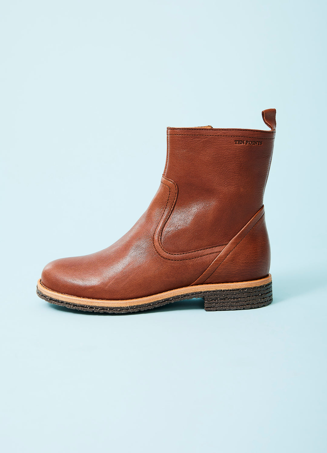 Astrid leather boots - Brown