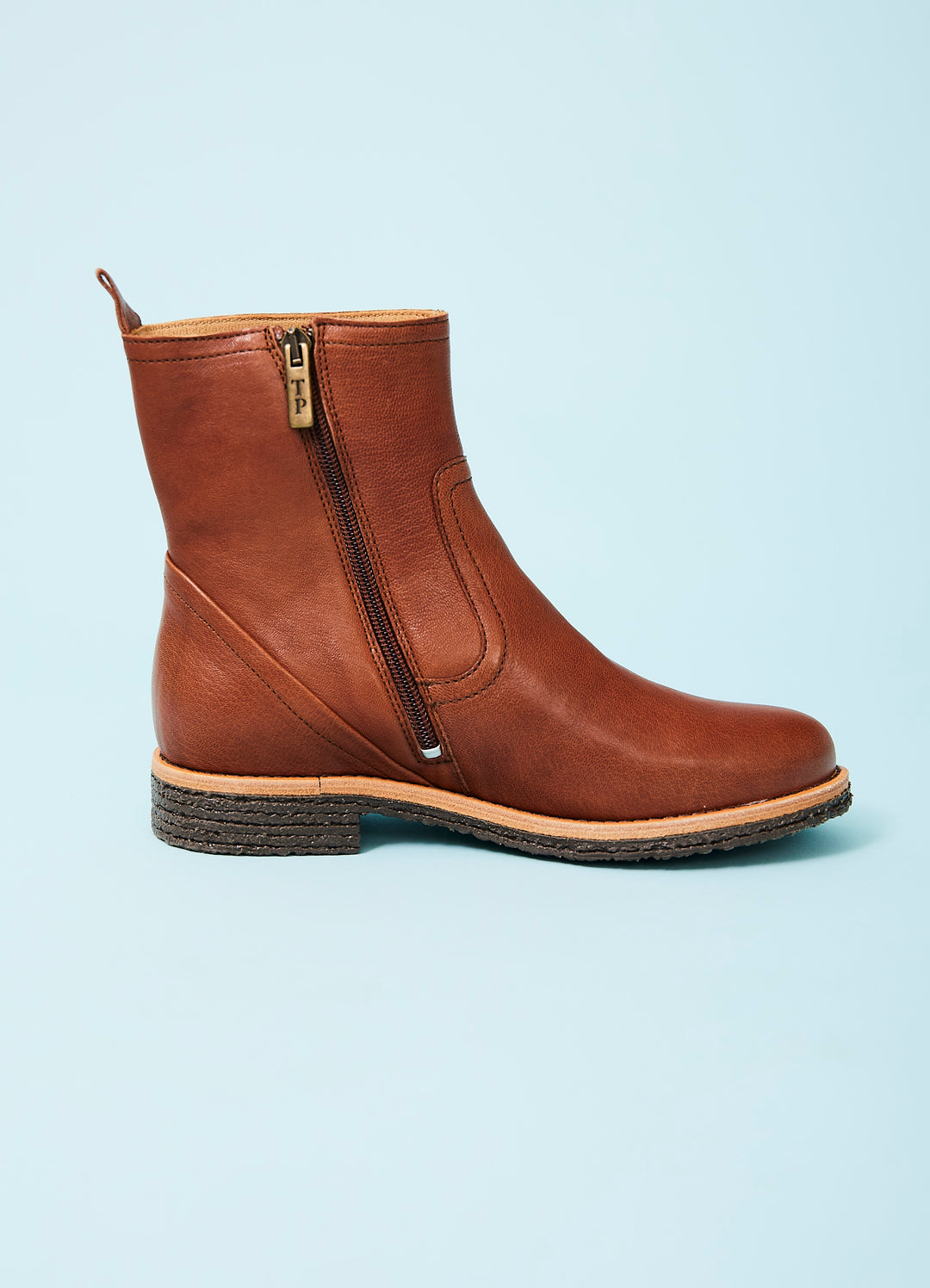 Astrid leather boots - Brown